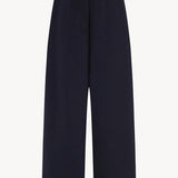 Front view of dark navy pant on white background, with no model shown.
