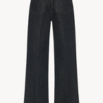 Back view of black vita jean on white background, with no model shown.