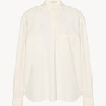Front view of white erika shirt on white background, with no model shown.