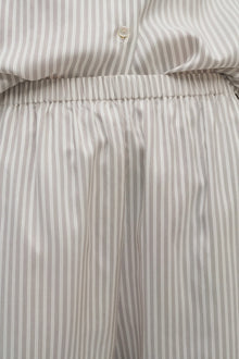 Front closeup view of short with white background.