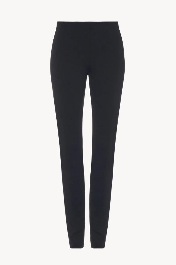 Front view o black woolworth pant on white background, with no model shown.