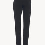 Back view of black woolworth pant on white background, with no model shown.