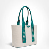Tote Bag in Teal Green