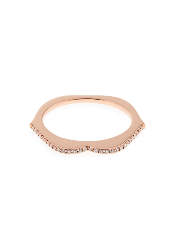 18K Rose Gold Polished OMG Ring