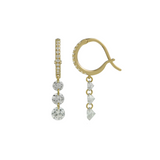 Raphaele Canot 18K Yellow Gold Set Free Diamond Mini Hoops Trio