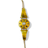 Darlene de Sedle Moveable Cuff with Moonstone, Amethyst, and Sapphires