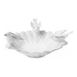 Astier de Villatte Marguerite Fruit Bowl with 3 Birds