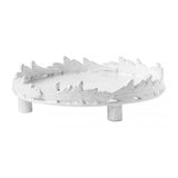 Astier de Villatte Round Leaf Wreath Platter