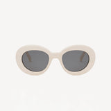 Triomphe Sunglasses - Shiny White
