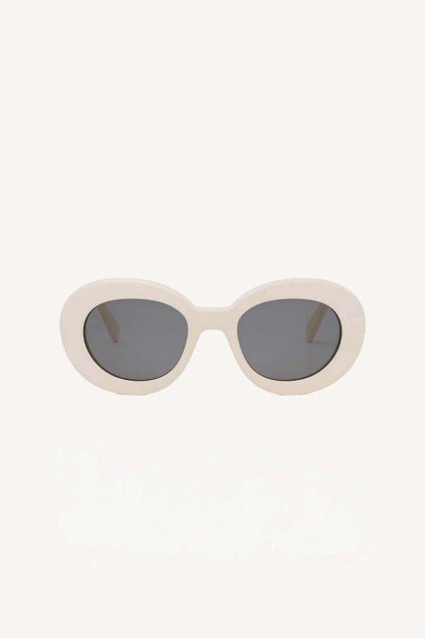 Triomphe Sunglasses - Shiny White