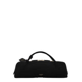 Alaia Le Teckel Clutch in Suede - Noir