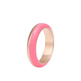 Alice Cicolini 14K YG Candy Laquer Maxi Horizon Band