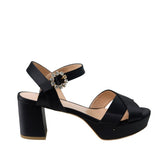 Rupert Sanderson Diedre Crystal Platform Sandal