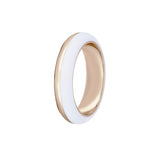 Alice Cicolini 14K YG Horizon Wide Lacquer Band