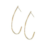 Ali Grace 14K YG Hoop Earrings with Diamonds