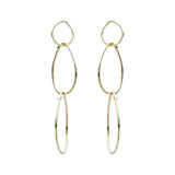 Ali Grace 14K YG Triple Hoop Earrings