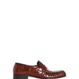 The Row Soft Loafer in Eel