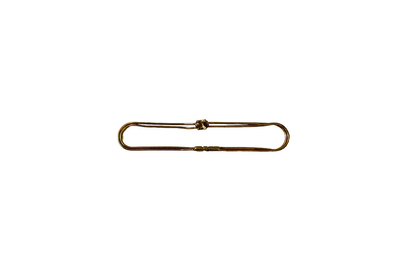 Theodorus 18K G Champ Oval Diamond Rat Tail Bracelet