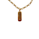 William Welstead 22K YG Baguette cut Diamond on 18K YG Chain