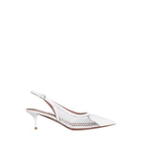 Alaia Optic White Slingbacks 55
