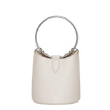 Alaia Ivory M Ring Bucket Bag
