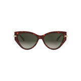 Bulgari Disco Serpenti Sunglasses in Red Havana