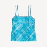 Dosa Turquoise Patched Simple Camisole