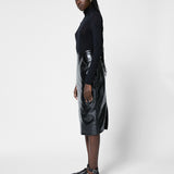 Vinyl Pencil Skirt