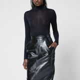 Vinyl Pencil Skirt