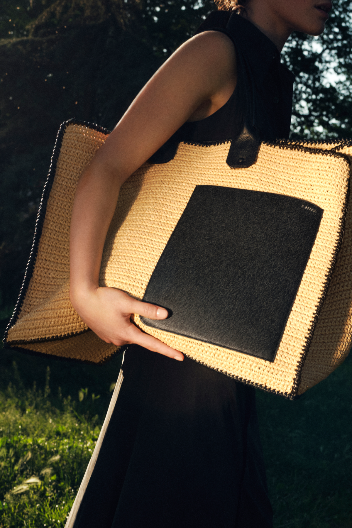 Soft Tote Raffia Crochet Large Bag