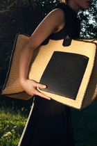 Soft Tote Raffia Crochet Large Bag