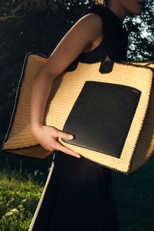 Soft Tote Raffia Crochet Large Bag