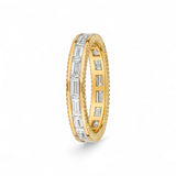Viltier 18K Yellow Gold Diamond Eclat Band
