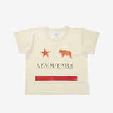 Front view of white caree ss tee on white background, with no model shown.