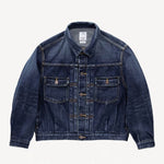 Front view of damaged ss 101x jacket on white background, with no model shown.