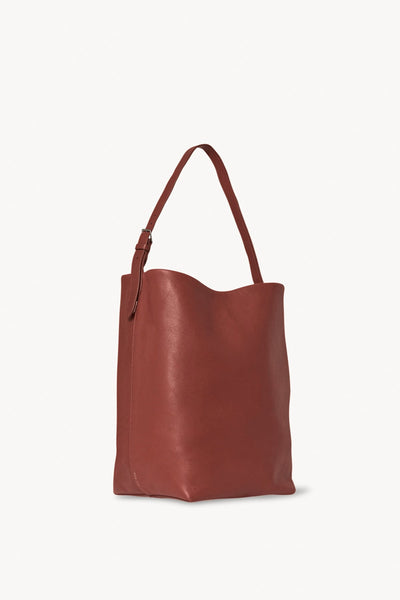 Medium N/S Shoulder Bag in Leather