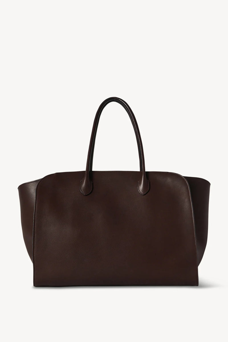 Marlo Tote Bag in Leather - Chestnut