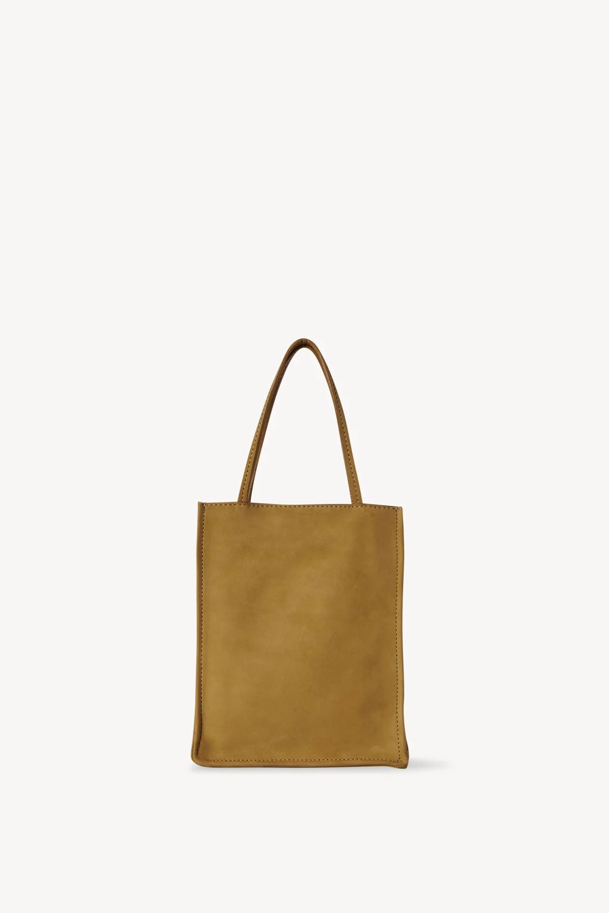 Small To Go Tote Bag in Nubuck - Mustard