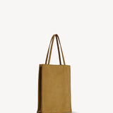 Small To Go Tote Bag in Nubuck - Mustard
