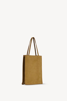 Small To Go Tote Bag in Nubuck - Mustard