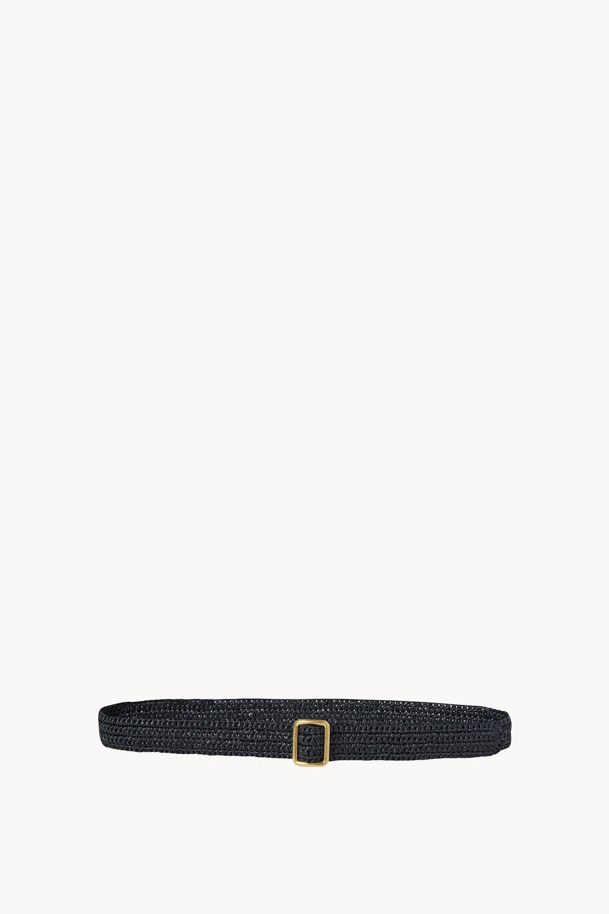 Ava Belt in Raffia - Black