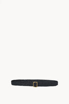 Ava Belt in Raffia - Black