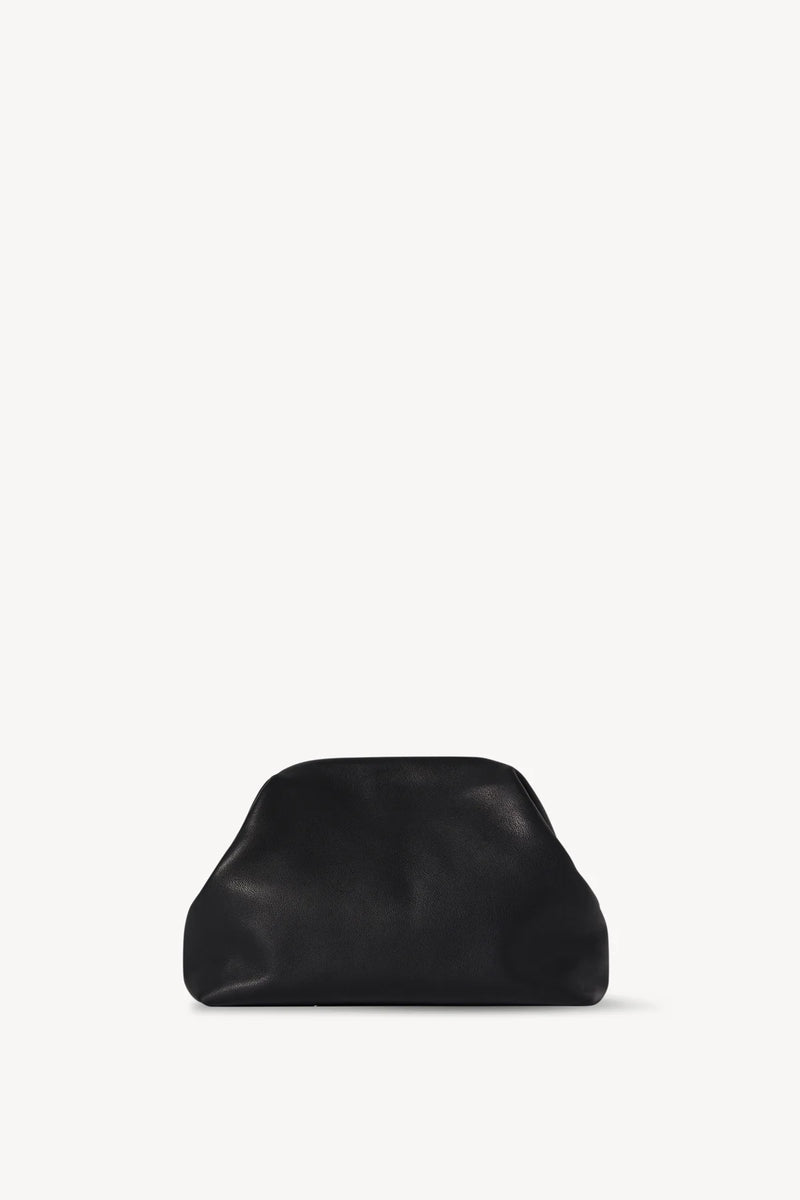 Mira Clutch in Leather - Black