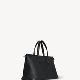 The Row Marcel Top Handle Bag in Lux Grain Leather