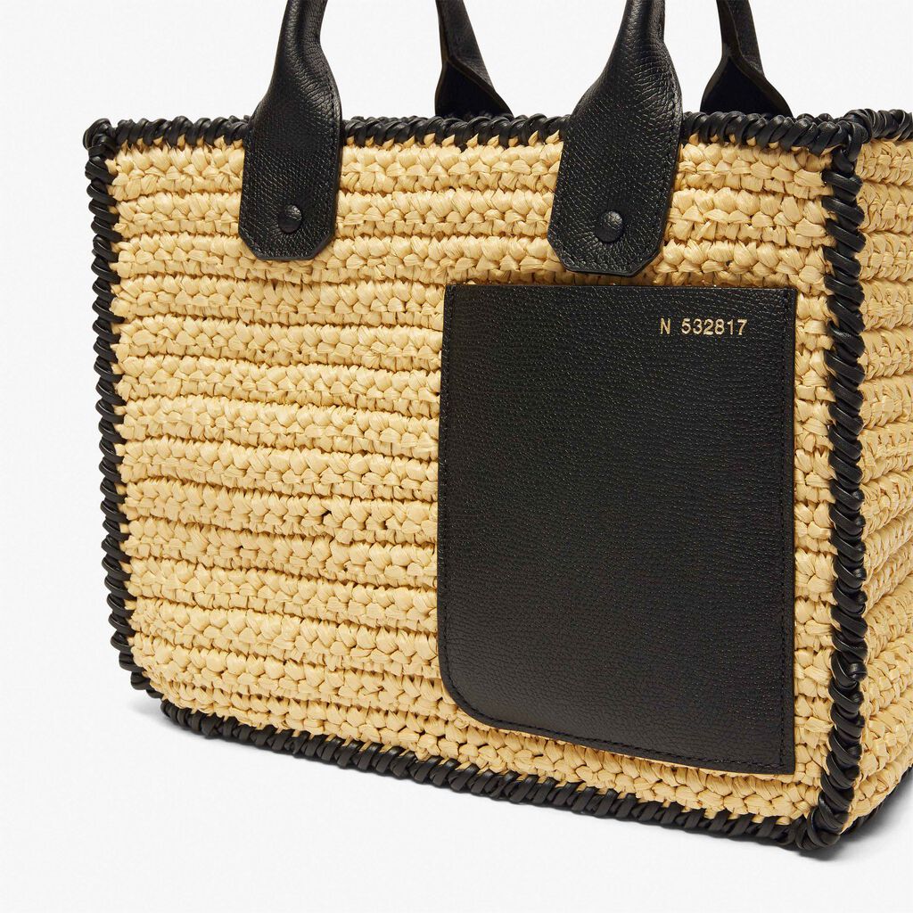 Soft Tote Raffia Crochet Mini Bag