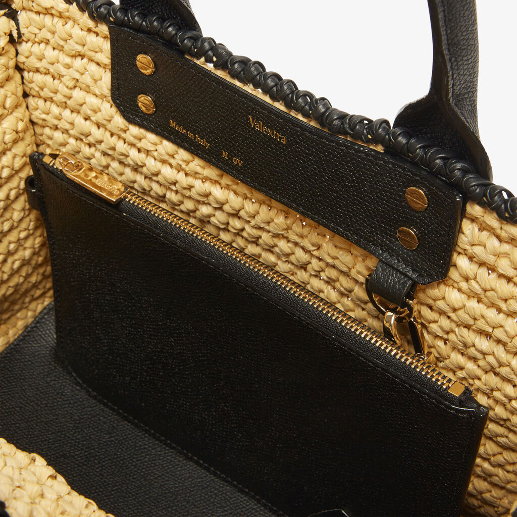 Soft Tote Raffia Crochet Mini Bag