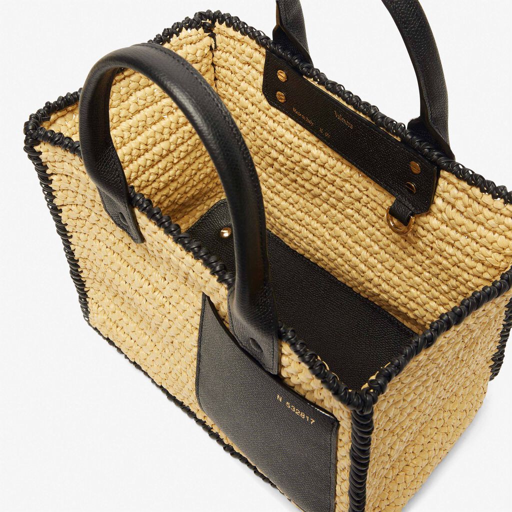 Soft Tote Raffia Crochet Mini Bag