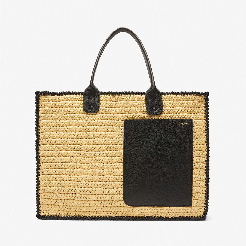 Soft Tote Raffia Crochet Large Bag