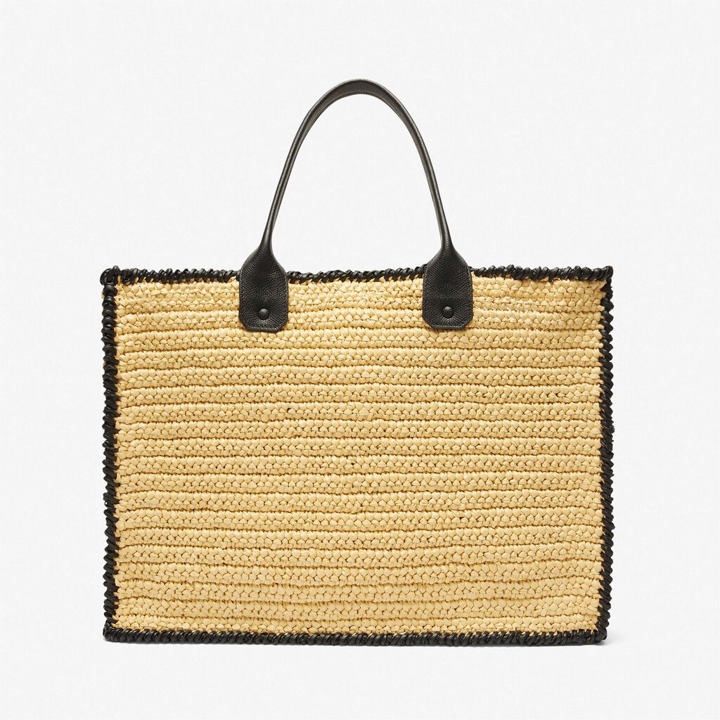 Soft Tote Raffia Crochet Large Bag