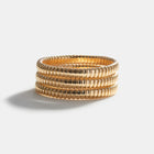 18K Yellow Gold Single Rolling Bracelet